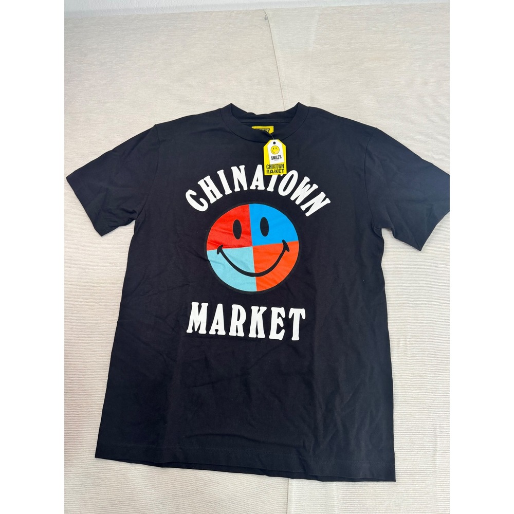 Chinatown Market Smiley Originals Graphic T-Shirt Black Mens Medium NWT USA Made